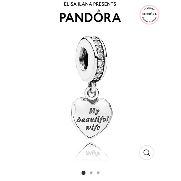 My Beautiful Wife Pandora Charm Bangle - Picture 1 of 5
